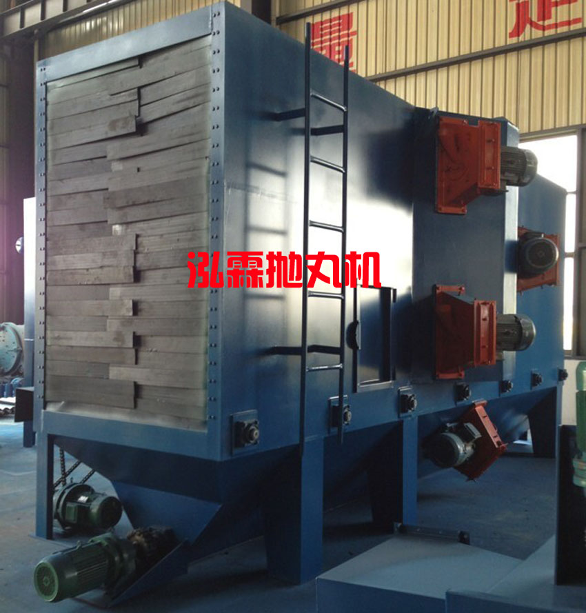 H型钢抛丸机加工车间图片 H型钢抛丸机加工车间图片