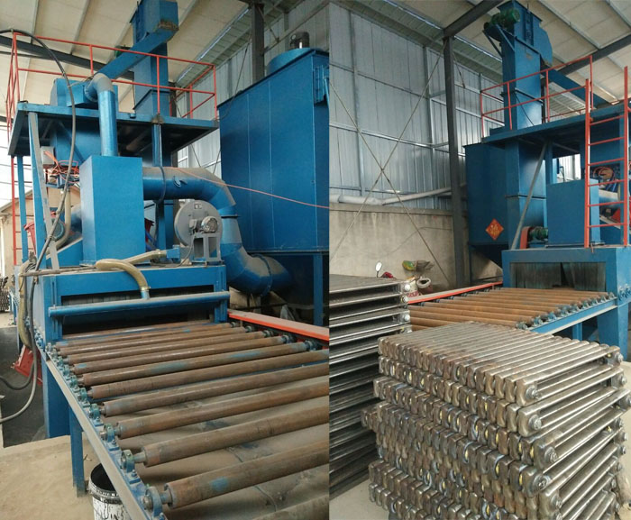 使用过程当中的抛丸机 使用过程当中的抛丸机