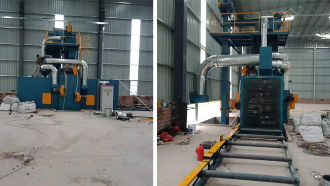 卧式抛丸机 卧式抛丸机